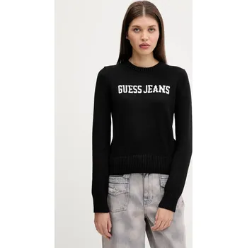 Pánský svetr Bavlněný svetr Guess Jeans W4BR10.Z3HM1 černá 99X, vel. M