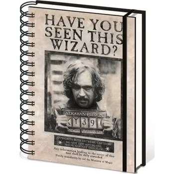 Sešit SEŠIT A5 NOTES HARRY POTTER SYRIUSZ POSZUKIWANY