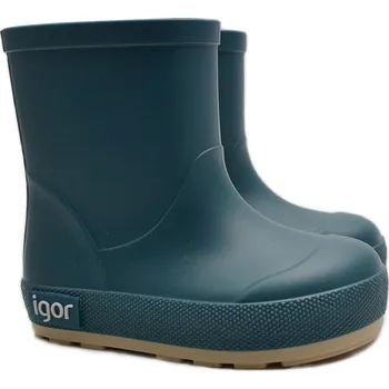 Chlapecké holínky Dětské barefoot holínky IGOR W10294-213 Yogi Petrol Velikost: 23