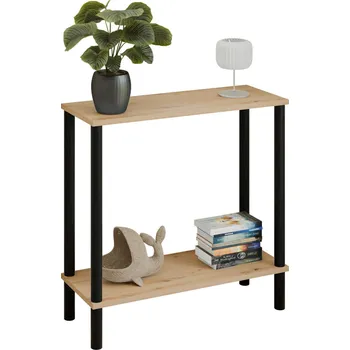 Toaletní stolek Konzole Claro 80x30 cm - různé barvy na výběr - Dub Artisan, Černý Mat