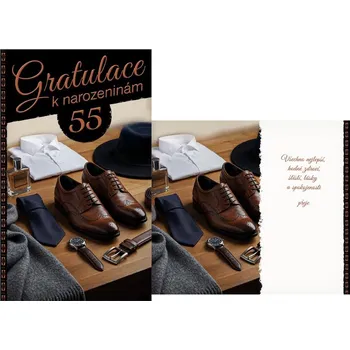 UNIPAP přání k narozeninám 55 M11-604 H PRANI_H_724 599423