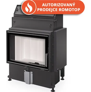 Krbová vložka Romotop HEAT W 4G 70.50.04 - krbová vložka s teplovodním výměníkem - Šedý Igniton