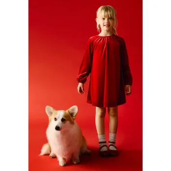 Dívčí šaty Dívčí šaty Mayoral červená barva, mini, 4923 4923.6L.Mini.9BYA 33X, vel. 122