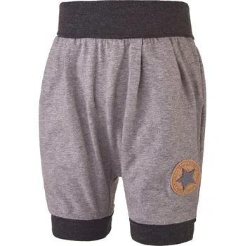 Chlapecké kraťasy Little Angel Šortky tenké harémky Outlast® - šedý melír Velikost: 80