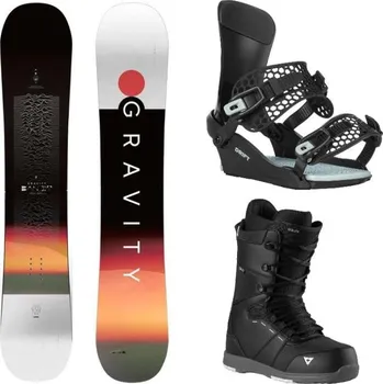 Snowboard Gravity Bandit 25/26 snowboard + Gravity Drift black/sage vázání + Gravity Void black/grey boty 159 cm + L (EU 42-45) + DÁREK + Doprava ZDARMA