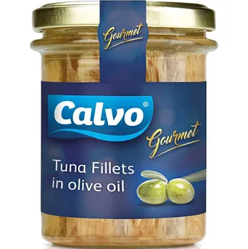 konzervovaná ryba Calvo Filety z tuňáka v olivovém oleji 180 g