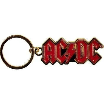 AC/DC Logo Gold Klíčenka