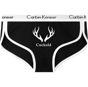 Dámské erotické prádlo Carbin Koneer Kalhotky Cuckold Barva: Černá