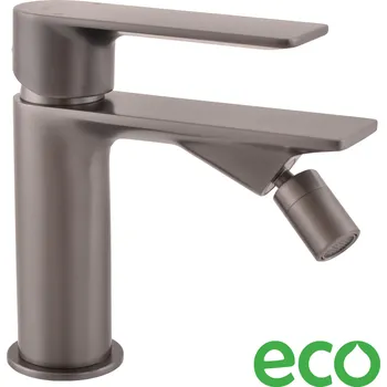 Vodovodní baterie NIL - Bidetová baterie bez výpusti, Metal Grey NL144.0MG, RAV Slezák Barva: Metal Grey, Rozměr: 3/8''