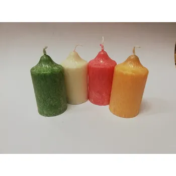 Svíčka Svíčka vonná z palmového vosku - sada 4 adventních svíček - č.7