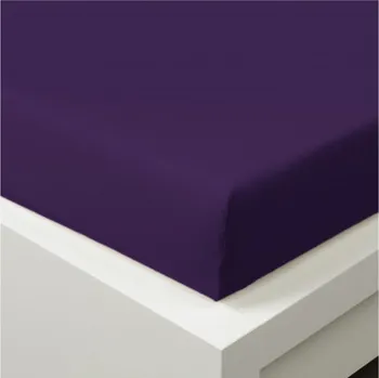 Prostěradlo JERSEY prostěradlo Basic 90x200 tmavě fialová