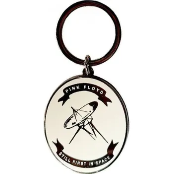 Pink Floyd First In Space Oval Klíčenka