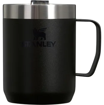 Termohrnek Černý termo hrnek z nerezové oceli 230 ml Stay-Hot Camp Mug Black – Stanley ID_1799754