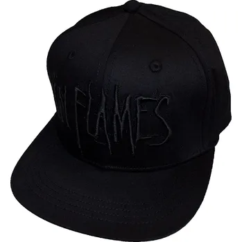 Kšiltovka In Flames Black Logo Black UNI