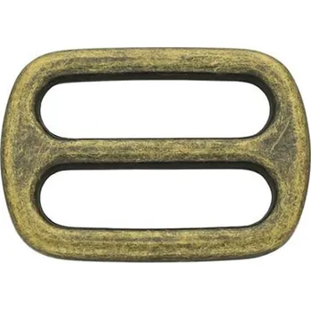 Pro Háčkování Posunovač na popruh 25 x 7 mm staromosaz Počet: 50 ks