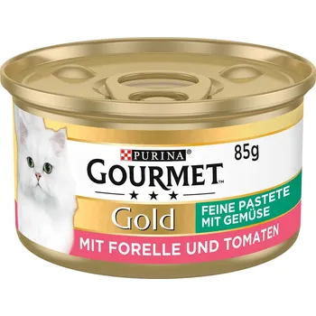 Gourmet Gold Jemná paštika pstruh s rajčaty 24 × 85 g