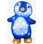 LED dekorace tučňák Blachere JTA042 / 4,5 V / 48 bílých LED diod/blesk / vícebarevná