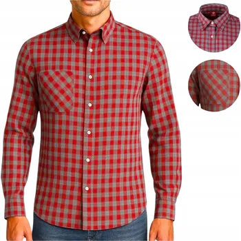 Pánská košile Pánská flanelová košile Engelbert Strauss do kostky, teplá a odolná Malmö M