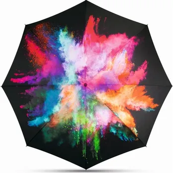 Deštník Happy Rain automatický deštník, bez obalu, dlouhý, vícebarevný