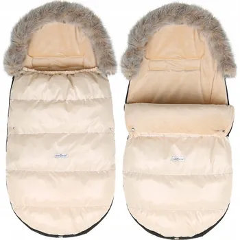 Fusak ZIMNÍ FUSAK DO KOČÁRKU NEBO SÁNÍ MAXI 114cm ZATEPLENÝ BABYMAM PREMIUM