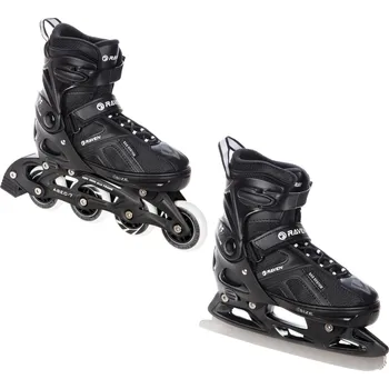 Kolečkové brusle RAVEN Nastavitelné kolečkové brusle RAVEN Pulse 2v1 ČERNÁ
