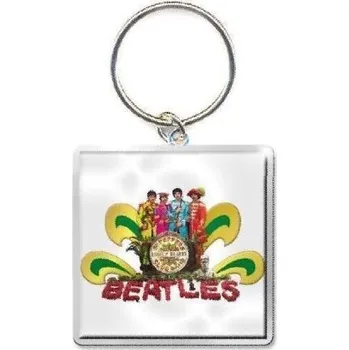 The Beatles Sgt Pepper Naked Photo Print Klíčenka