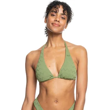 Dámské plavky ROXY Current Coolness Prodloužený vrchní díl plavek XS ZELENÁ