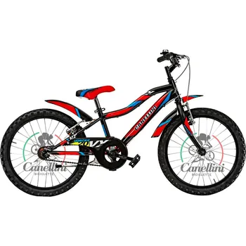 Jízdní kolo CANELLINI Chlapecké kolo MTB Canellini VORTEX 20" 1 rychlost 20" MODRÁ|ČERNÁ|ČERVENÁ 2025