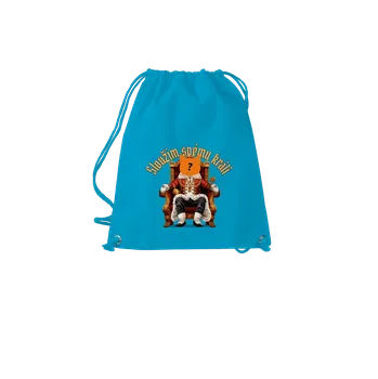 Sportovní vak Bastard Sloužím svému králi vak Blue Atol