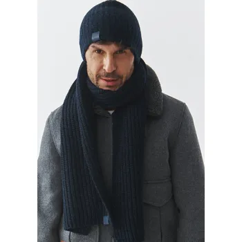 Šála Tatuum PÁNSKÁ ŠÁLA S MELANŽOVÝM, STRUKTUROVANÝM VZOREM — PETRO