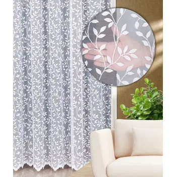 Záclona Esteria výška 140 cm bílá