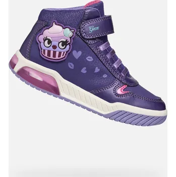 Dívčí tenisky Fialové dívčí tenisky Geox Inek Girl GEOX bílá | fialová 3473073