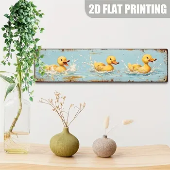 Plechová cedule BAF 2D plechová cedule Káčata. 40 x 10 cm