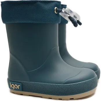 Chlapecká obuv Dětské barefoot holínky IGOR W10295-213 Yogi Cuello Petrol Velikost: 30