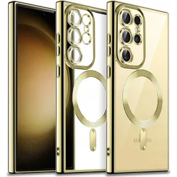 Pouzdro na mobilní telefon Zadní Kryt XGSM pro Samsung Galaxy S23 Ultra zlatý