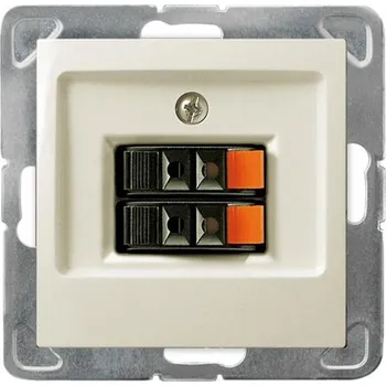 Elektrická zásuvka Anténní zásuvka nástěnná Ospel béžová