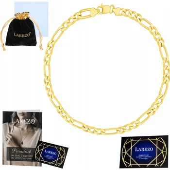 Náramek ZLATÝ PÁNSKÝ NÁRAMEK VZOR FIGARO, DÉLKA 21 cm, PLNÝ, ITALSKÝ, 2 mm, STŘÍBRO 925