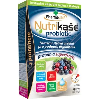 Nutrikaše probiotic protein a superfruits 3x60g
