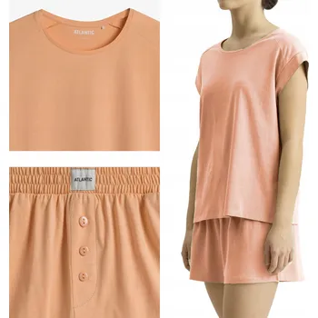 Dámské pyžamo ATLANTIC dámské pyžamo s krátkým rukávem, krátké kalhoty NLP vel XL