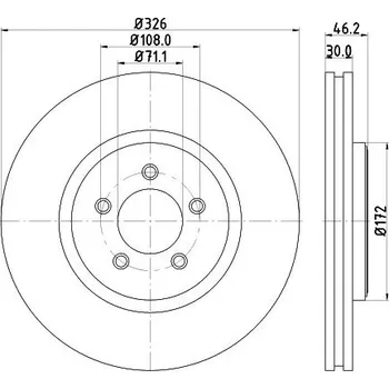 Brzdový kotouč Brzdový kotouč MINTEX MDC1879C