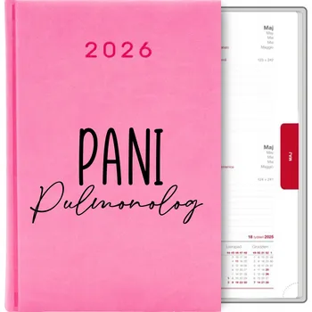 Kalendář Knižkový kalendář 2026 A5 růžový