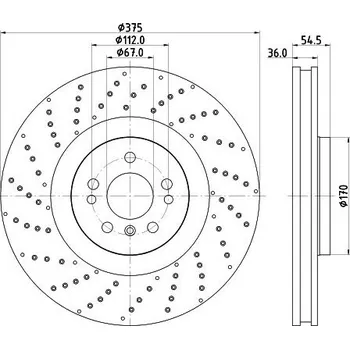 Brzdový kotouč Brzdový kotouč MINTEX MDC2731