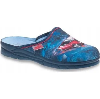 Dívčí bačkory Befado dětské papuče modré, velikost 31