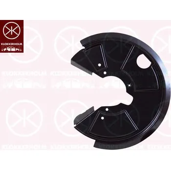 Brzdový systém Ochranný plech proti rozstřikování, brzdový kotouč KLOKKERHOLM 6416878