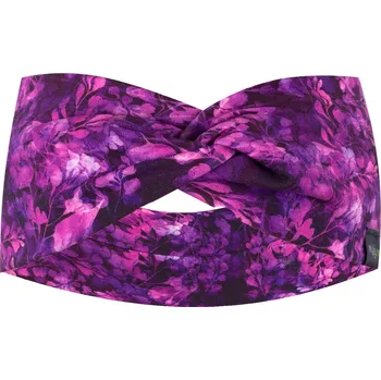 Čelenka Ebbie Bavlněná čelenka - FIALOVÉ LÍSTEČKY Velikost: 3+