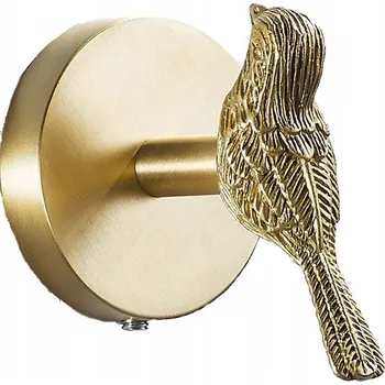 Věšák VĚŠÁK NA RUČNÍKY DRŽÁK HÁČEK DO KOUPELNY ZLATÝ