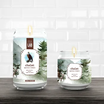 Svíčka Vonná svíčka Spirito Libero malá bílá