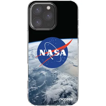 Pouzdro na mobilní telefon Picasee silikonový průhledný obal pro Apple iPhone 16 Pro Max - Nasa Earth