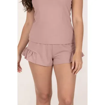 Dámské pyžamo Šortky na spaní Vivisence 2104 Barva: Růžová - tmavě, Velikost: L