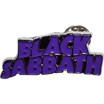 Black Sabbath Purple Wavy Logo Odznak 40 mm